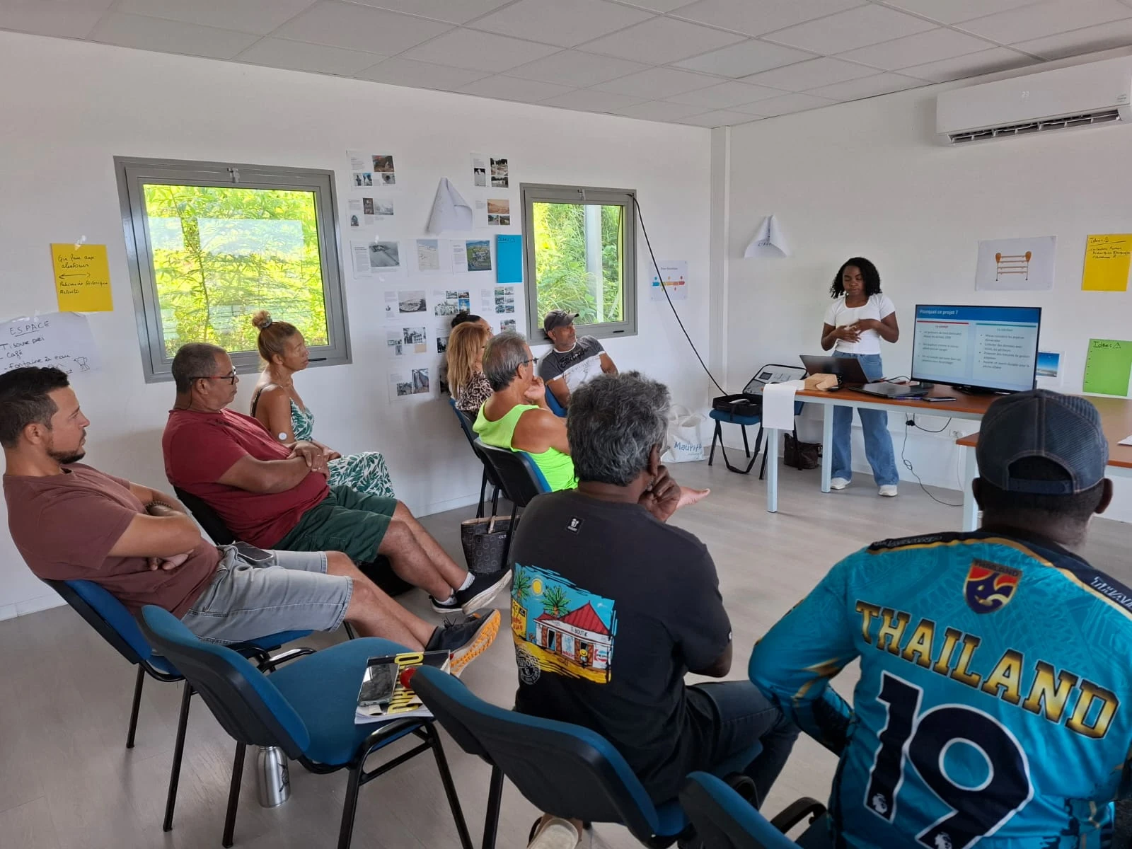 Réunion de présentation du projet SOS'DEM par notre stagiaire Aniciah (Photo: CRPMEM Réunion, 2026)