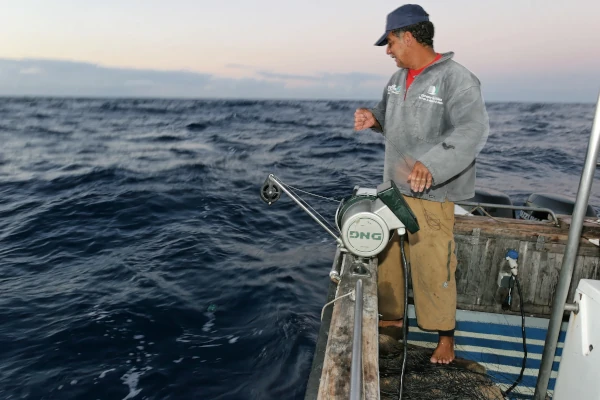 Un moulinet électrique pour la pêche aux démersaux profonds (Photo: CRPMEM Réunion)