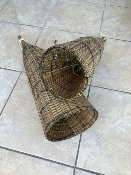 Vouves traditionnelles en osier tressé (Photo: CRPMEM Réunion)