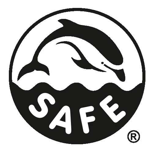 Logo dolphin safe